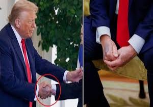 Trump �n elindeki morluk dikkat �ekti 