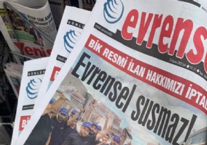 Evrensel Gazetesi ne silahl� sald�r� 
